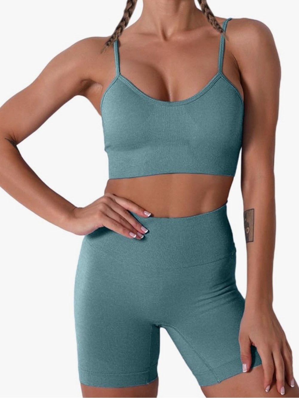 Blue workout set